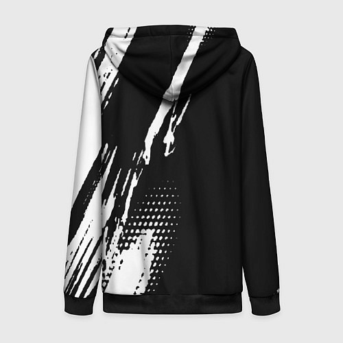 Женская толстовка на молнии Control Logo / 3D-Черный – фото 2