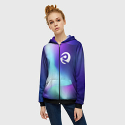 Толстовка на молнии женская ARC Raiders northern cold, цвет: 3D-черный — фото 2