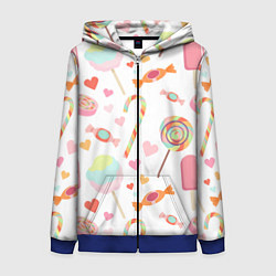 Женская толстовка на молнии Сладкий праздник