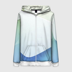 Женская толстовка на молнии Пастель из трёх цветов