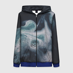 Женская толстовка на молнии Дымчатая пенка