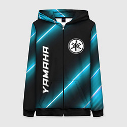 Женская толстовка на молнии Yamaha неоновые лампы