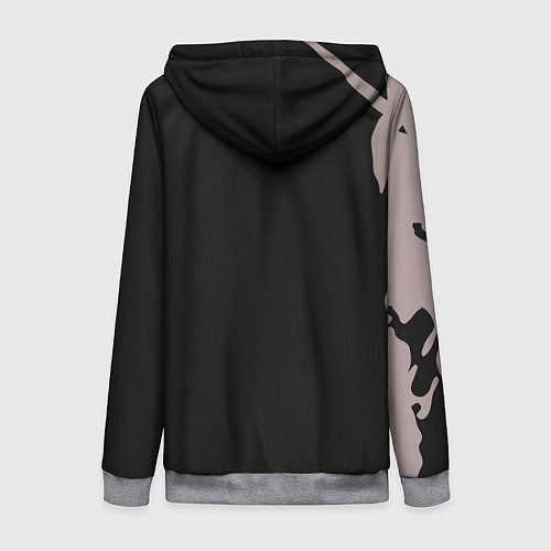 Женская толстовка на молнии Gaimin Gladiators Splash / 3D-Меланж – фото 2