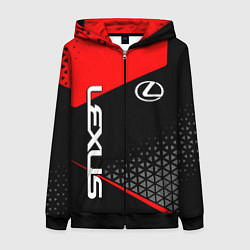 Женская толстовка на молнии Lexus - red sportwear