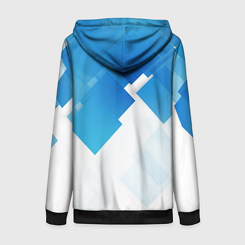 Женская толстовка на молнии Subaru art / 3D-Черный – фото 2