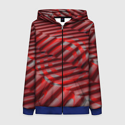 Женская толстовка на молнии Горящие плитки