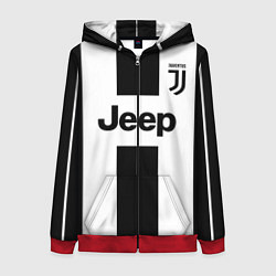 Толстовка на молнии женская Juventus collection, цвет: 3D-красный