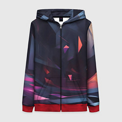 Женская толстовка на молнии Абстрактный вихрь