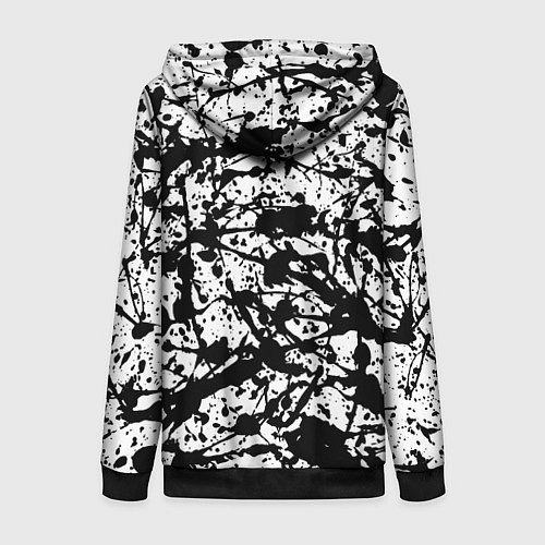 Женская толстовка на молнии Kaneki Ken - Токийский Гуль / 3D-Черный – фото 2