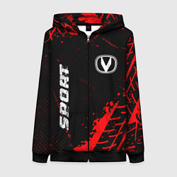 Женская толстовка на молнии Changan red sport tires