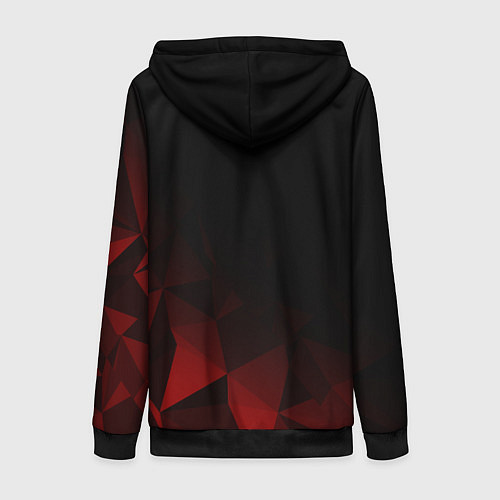 Женская толстовка на молнии Geely / 3D-Черный – фото 2