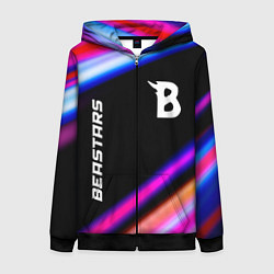 Толстовка на молнии женская Beastars speed anime lights, цвет: 3D-черный