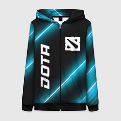 Женская толстовка на молнии Dota неоновые лампы