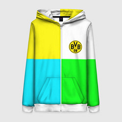 Женская толстовка на молнии Borussia color cport