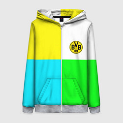 Женская толстовка на молнии Borussia color cport