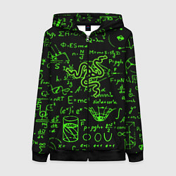 Толстовка на молнии женская Razer patten symbol, цвет: 3D-черный