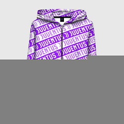 Толстовка на молнии женская Juventus pattern, цвет: 3D-синий