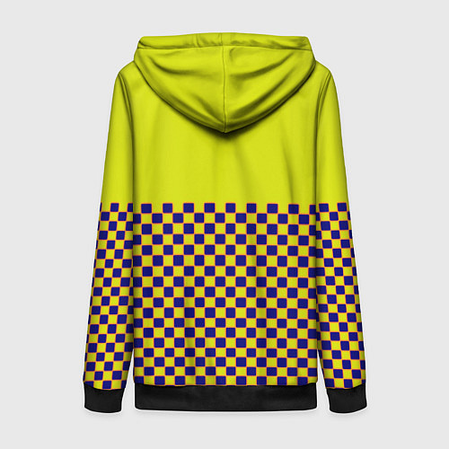 Женская толстовка на молнии Serious Sam pattern / 3D-Черный – фото 2