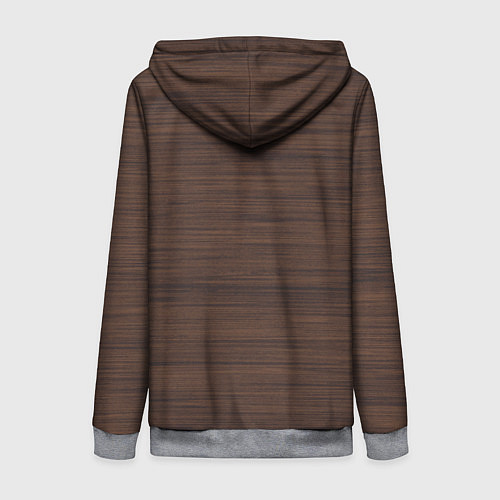 Женская толстовка на молнии Палисандр / 3D-Меланж – фото 2