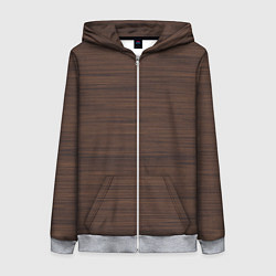 Толстовка на молнии женская Палисандр, цвет: 3D-меланж