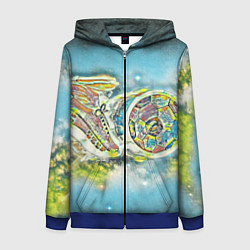 Женская толстовка на молнии Удар по воротам