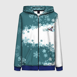 Женская толстовка на молнии Сноуборд это жизнь