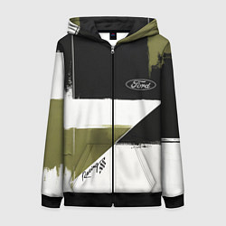 Женская толстовка на молнии Ford эмблема