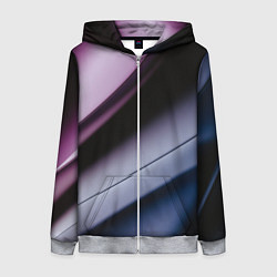 Толстовка на молнии женская Multicoloured, цвет: 3D-меланж