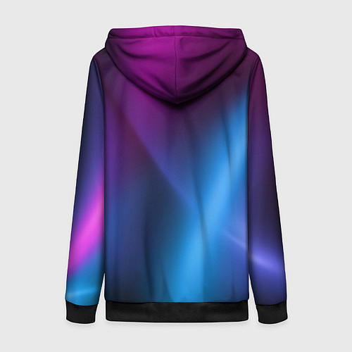 Женская толстовка на молнии Multicoloured / 3D-Черный – фото 2