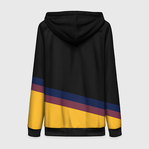 Женская толстовка на молнии Cleveland Cavaliers NBA basketball / 3D-Черный – фото 2