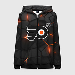 Женская толстовка на молнии Филадельфия Флайерз - НХЛ хоккей