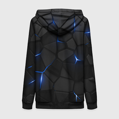 Женская толстовка на молнии Виннипег Джетс - НХЛ хоккей / 3D-Черный – фото 2