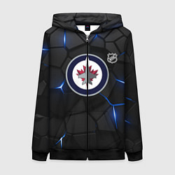 Женская толстовка на молнии Виннипег Джетс - НХЛ хоккей