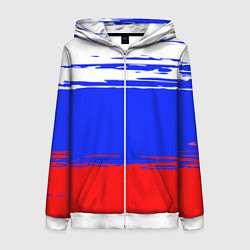 Женская толстовка на молнии Патриот - флаг