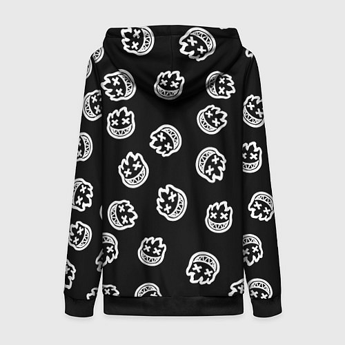 Женская толстовка на молнии Deadboy - Bones / 3D-Черный – фото 2