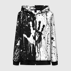 Женская толстовка на молнии Антиматерия подтеки