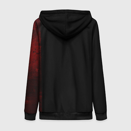 Женская толстовка на молнии Shepard N7 -- темный / 3D-Черный – фото 2