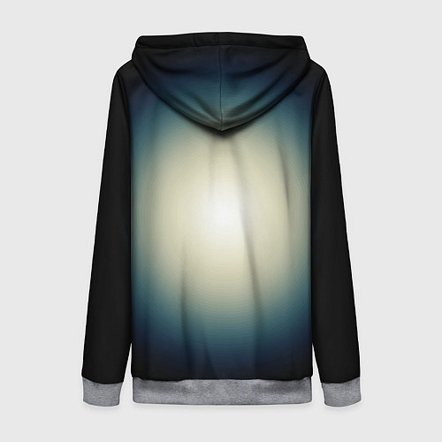 Женская толстовка на молнии Имперский штурмовик - градиент / 3D-Меланж – фото 2