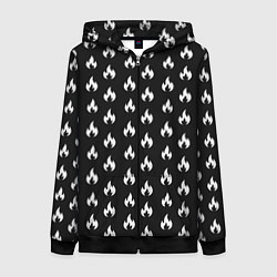 Женская толстовка на молнии Огонёк