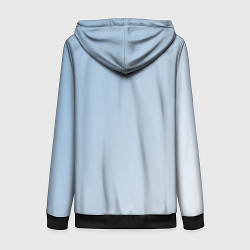 Женская толстовка на молнии Minecraft World / 3D-Черный – фото 2