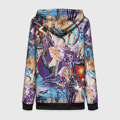 Женская толстовка на молнии Как у Мэтт Тейлора с девушками / 3D-Черный – фото 2