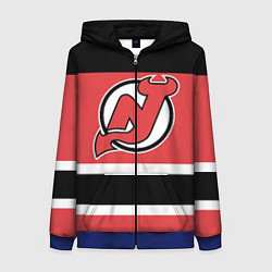 Женская толстовка на молнии New Jersey Devils