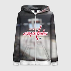 Женская толстовка на молнии Washington Capitals