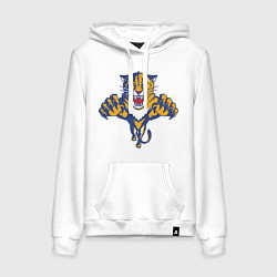 Толстовка-худи хлопковая женская Florida Panthers, цвет: белый