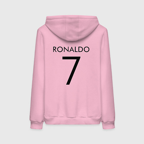 Женская толстовка-худи Ronaldo: Juve Sport / Светло-розовый – фото 2