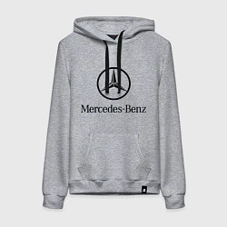 Женская толстовка-худи Logo Mercedes-Benz