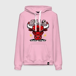 Женская толстовка-худи Chicago Bulls est. 1966