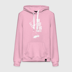 Толстовка-худи хлопковая женская Элли с гитарой, цвет: светло-розовый