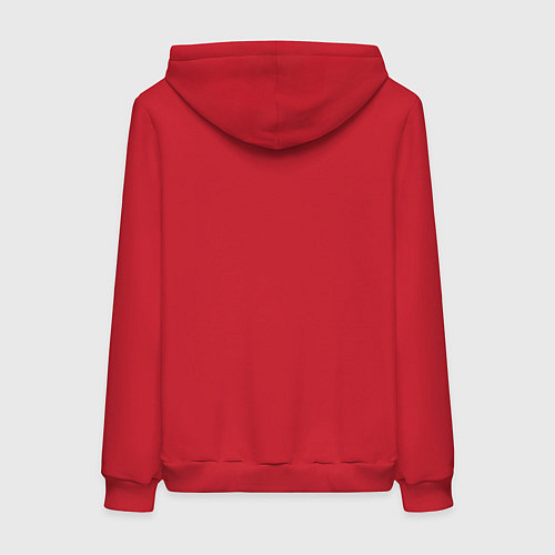 Женская толстовка-худи Рождественский гном / Красный – фото 2