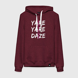 Женская толстовка-худи YARE YARE DAZE